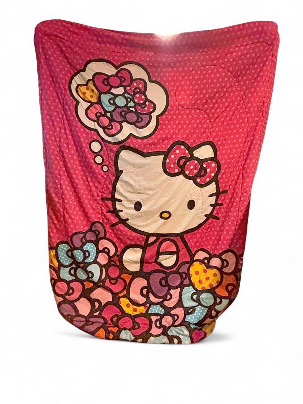 Hello Kitty Pink Floral Twin/Full Comforter